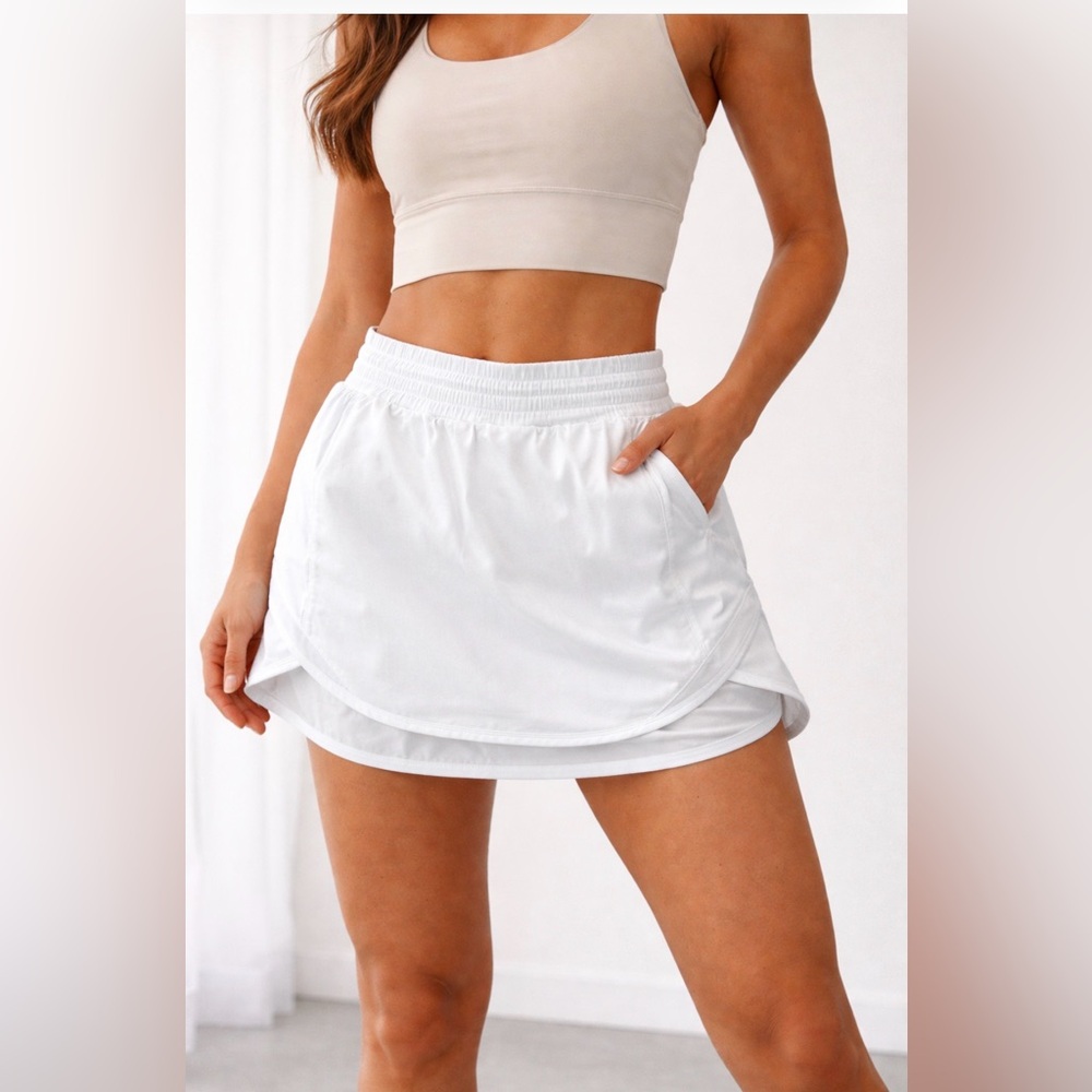 lululemon athletica Women's White Skort